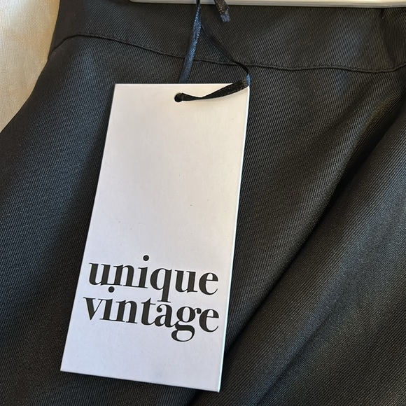 NWT Unique Vintage, Retro Style Black High Waist Swing Skirt size 2/xs - Picture 3 of 6